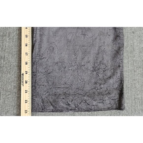 Raffaello Rossi Pants Women 44 L Gray Cropped Wide Leg Microcords Camilla 6/8 O - Picture 6 of 16